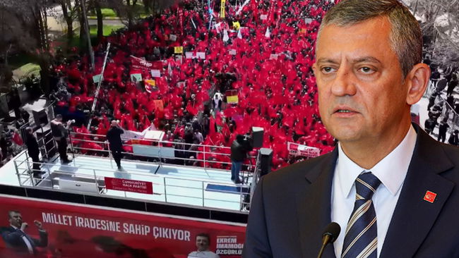 Özgür Özel, Nevşehir mitinginde konuşuyor 