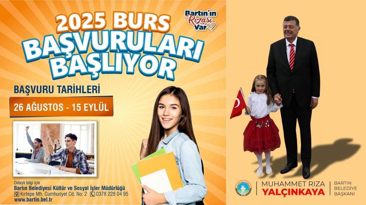 Bartın'da burs desteği yüzde 25 arttı