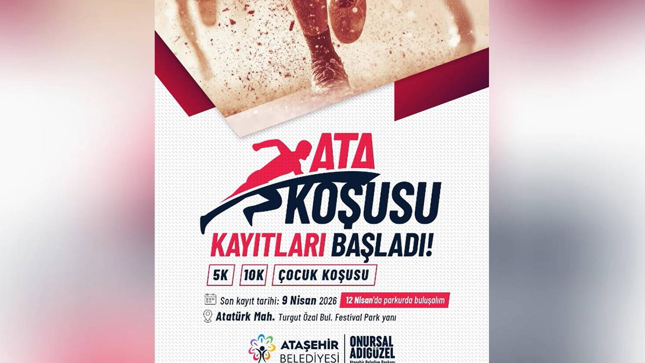 Ataşehir Ata Koşusu’na hazırlanıyor