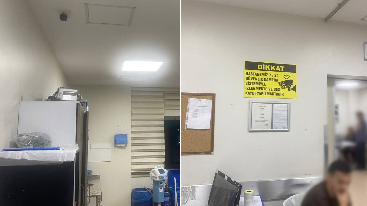 Hastanedeki kamera uygulamasına tepki: 'Hasta ve çalışan mahremiyeti ihlal ediliyor'