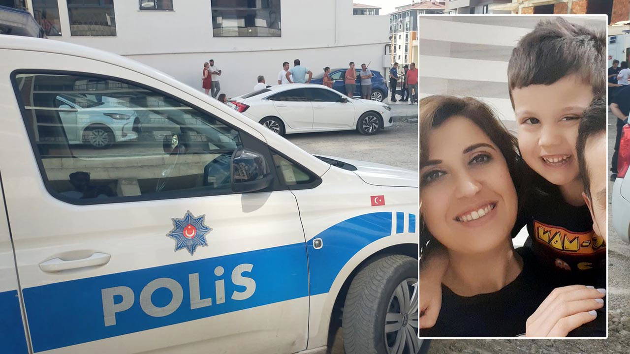 Eşini ve oğlunu öldürdü!