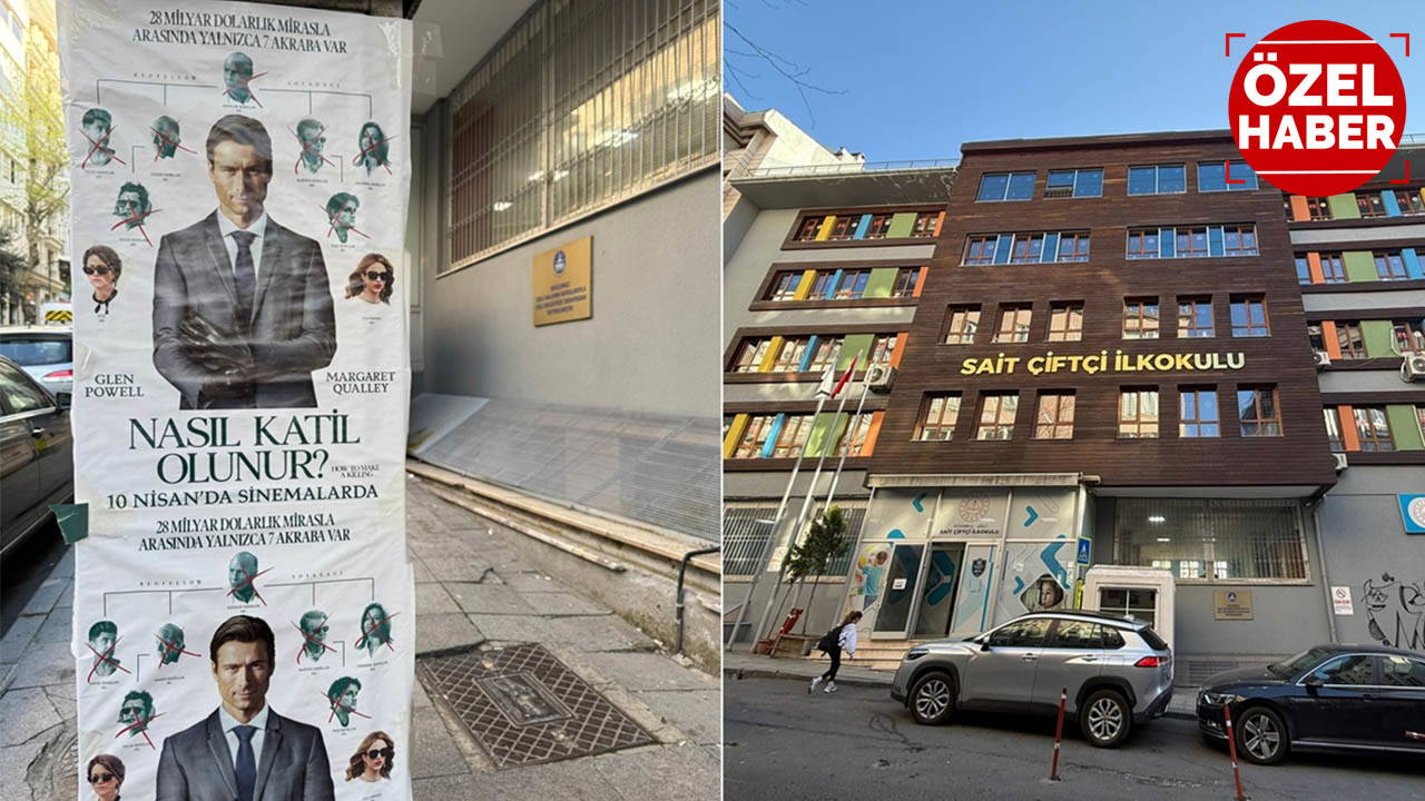 Şişli’de okul önünde skandal afiş: Travma yaşayan çocuklara yeni bir darbe