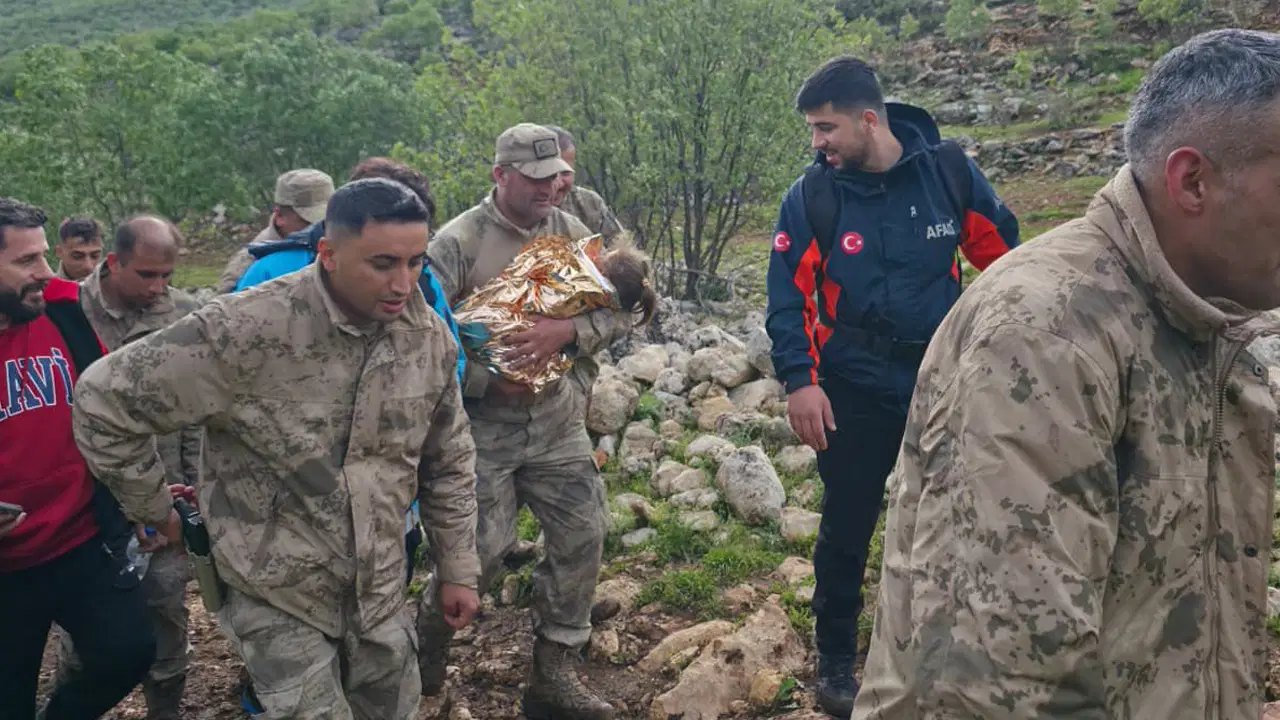 Batman'dan iyi haber: Kaybolan 2,5 yaşındaki Melike bulundu