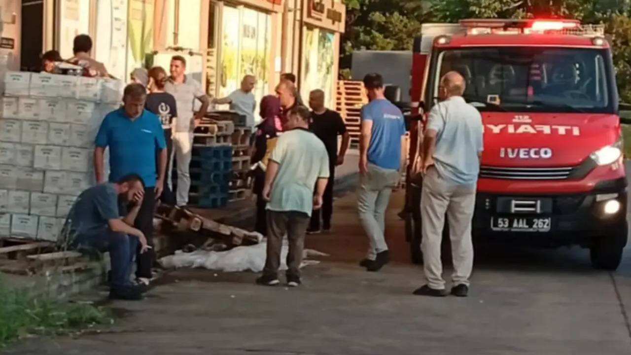 Rize'de yük asansörü ile duvar arasına sıkışan işçi hayatını kaybetti