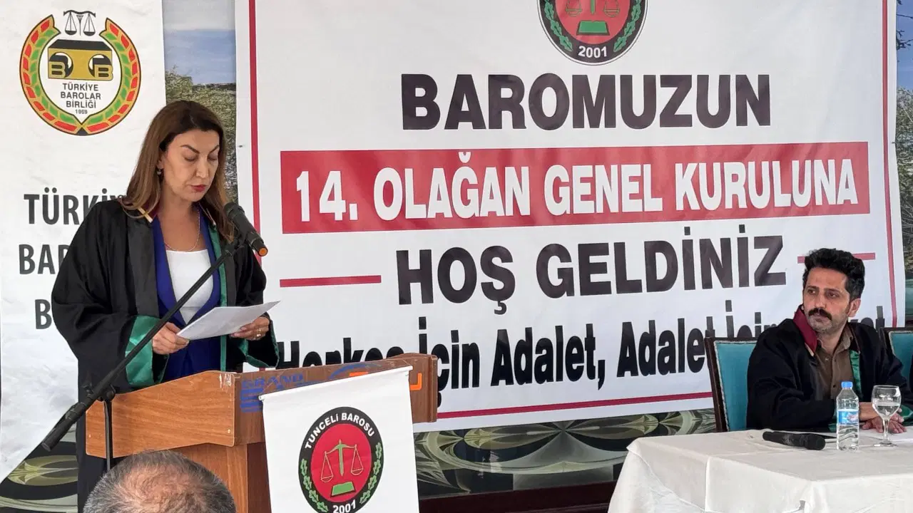 Tunceli Barosu'nun yeni başkanı Dilan Torun oldu