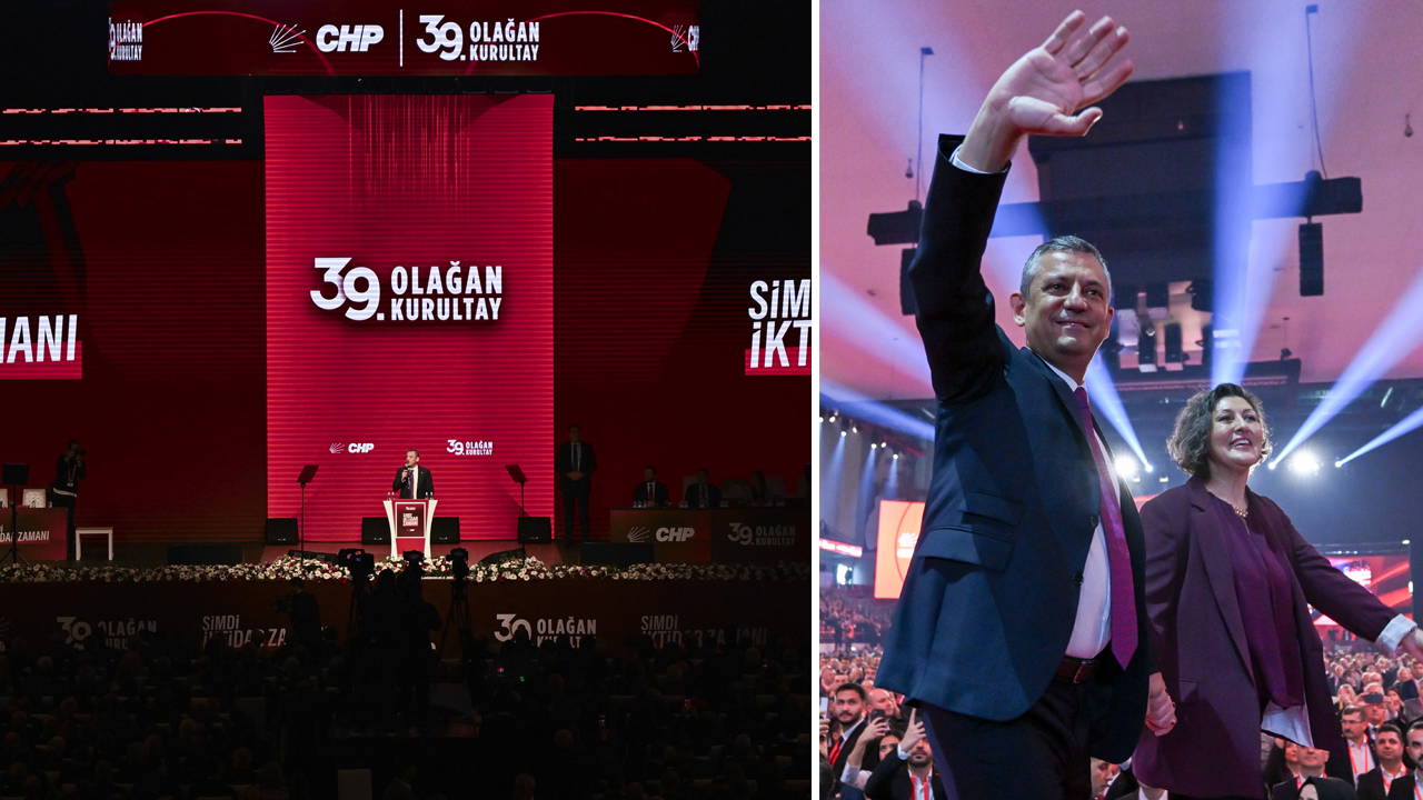 CHP 39. Olağan Kurultayı'nda ikinci gün: Genel başkanlık seçimi yapılacak! Salonda çok konuşulacak pankart...