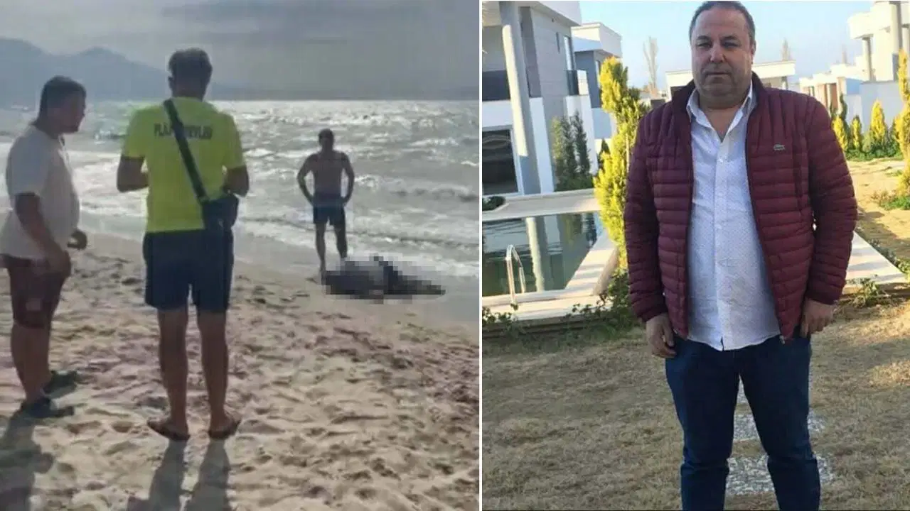 Yattan düşen iş insanının cesedi sahilde bulundu