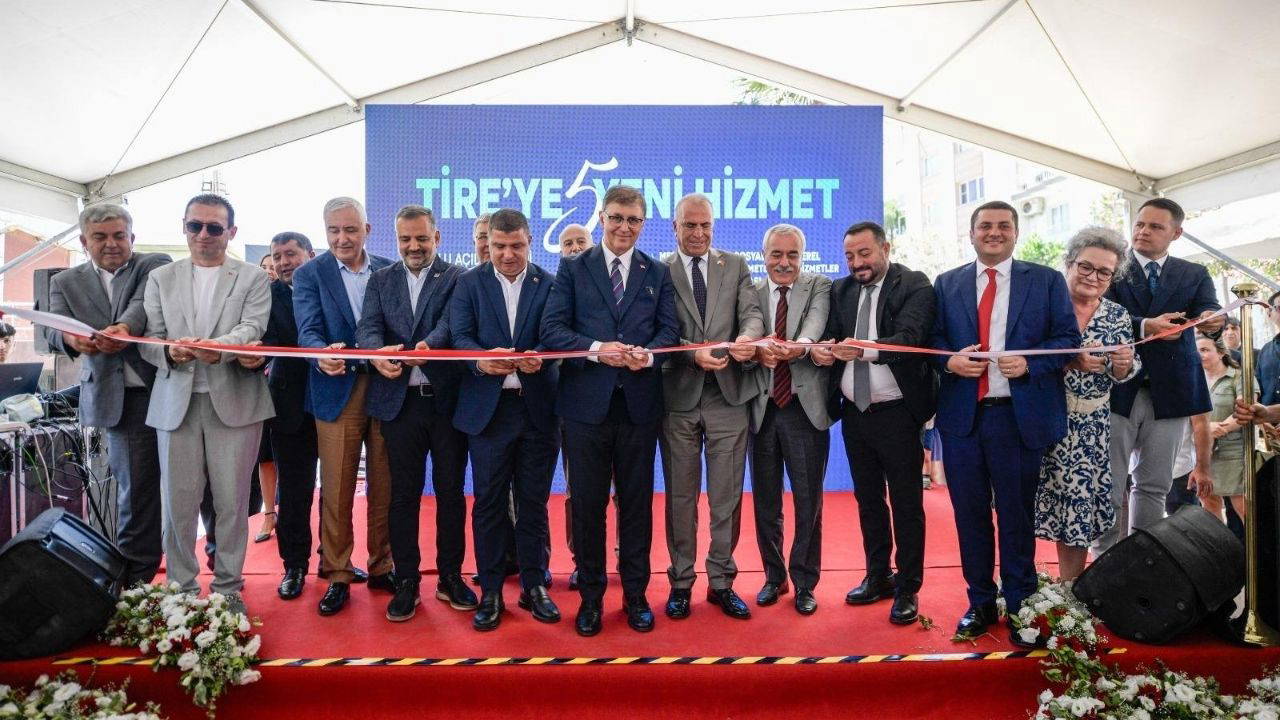 İzmir Büyükşehir Belediyesi’nden Tire’de açılış rüzgârı
