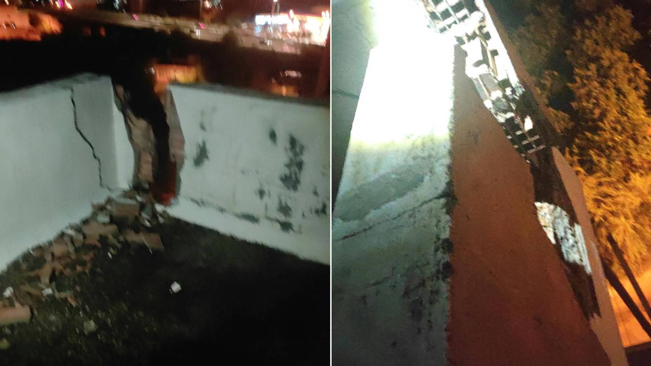 Adana’da iki farklı noktaya yıldırım düştü: Elektrik direği ve apartmana isabet etti