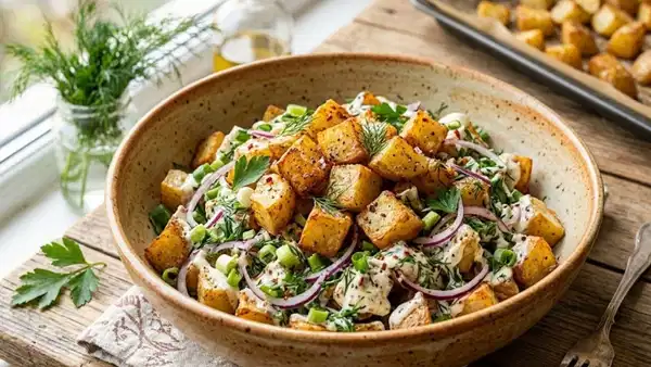 Damak çatlatan enfes atıştırmalık: Çıtır patates salatası tarifi