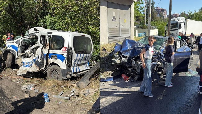 Freni patlayan tır karşı şeride geçti: Ölü ve yaralılar var!