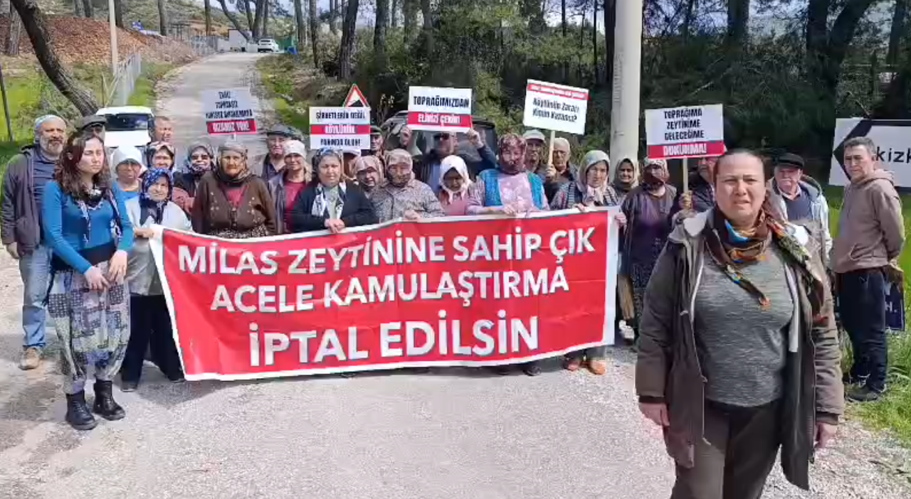 Akbelen’de tapu sahibine haber verilmeden keşif yapılıyor