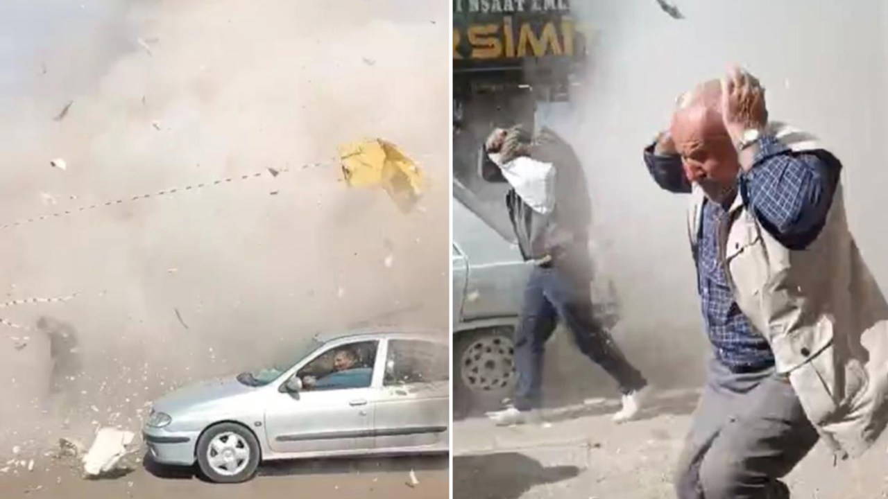 O anlar kamerada: Kahramanmaraş’ta 'kontrollü' yıkımda kontrol elden çıktı!