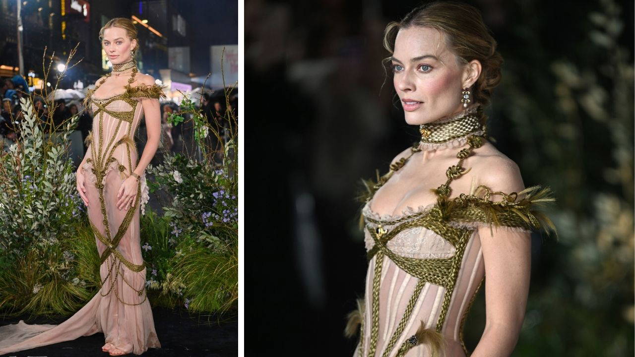 Dünya bu Türk kadını konuşuyor: Margot Robbie’nin Londra galasındaki ‘Dilara Fındıkoğlu’ imzası!