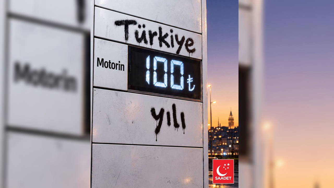 Saadet Partisi'nden 'motorin' tepkisi: 'Türkiye 100 yılı dediklerinde anlamalıydık'