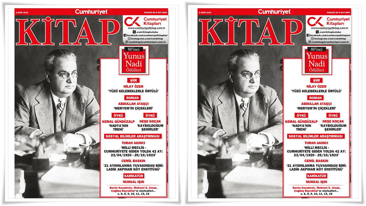 Cumhuriyet Kitap Dergi 80. Yunus Nadi Ödülleri Özel Sayısı... YARIN!