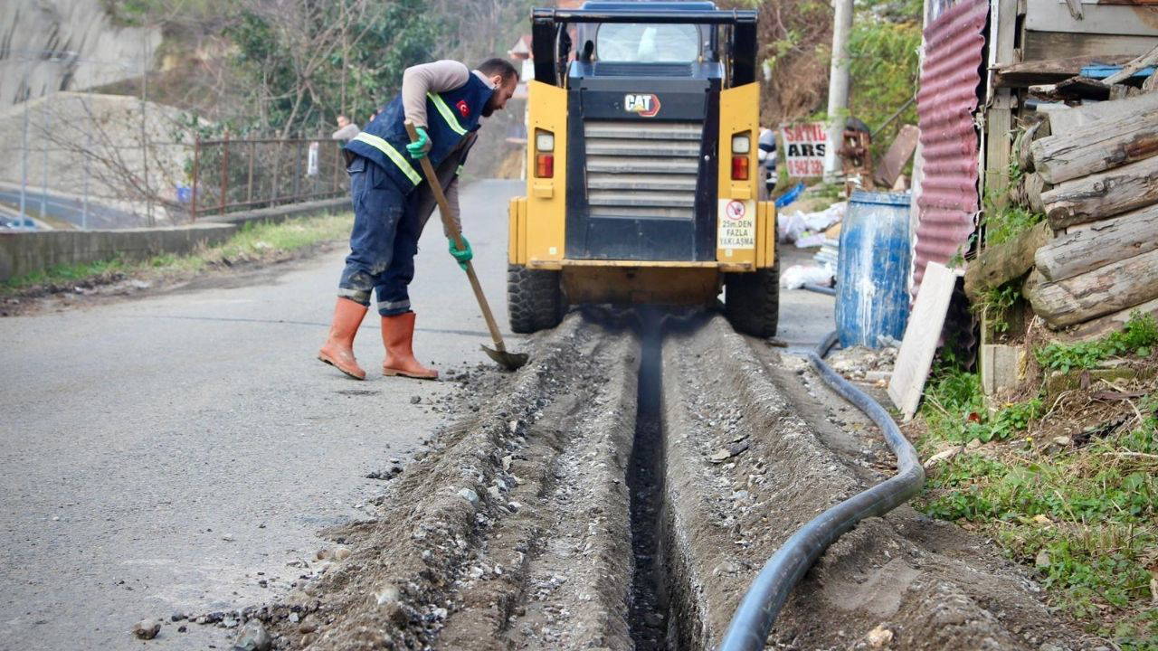 Giresun Belediyesi’nin içme suyu yatırımları hız kazandı