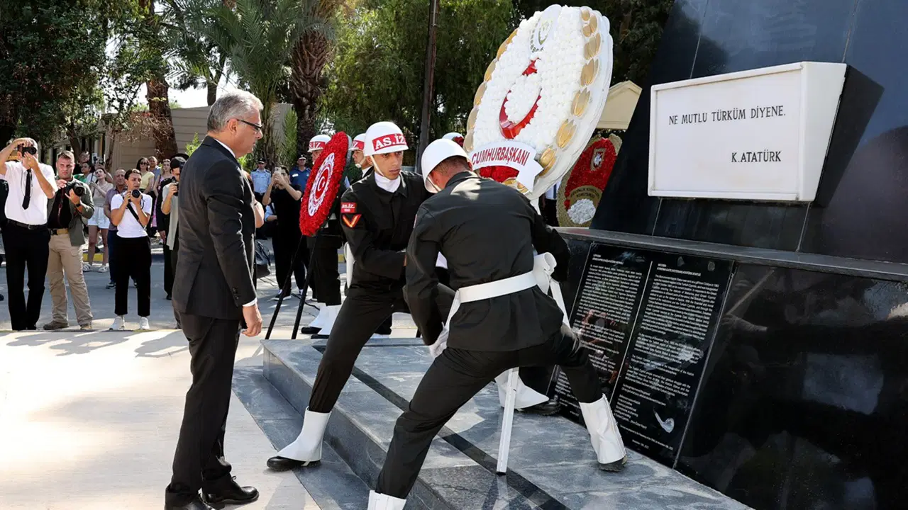 KKTC'de 30 Ağustos Zafer Bayramı törenlerle kutlandı