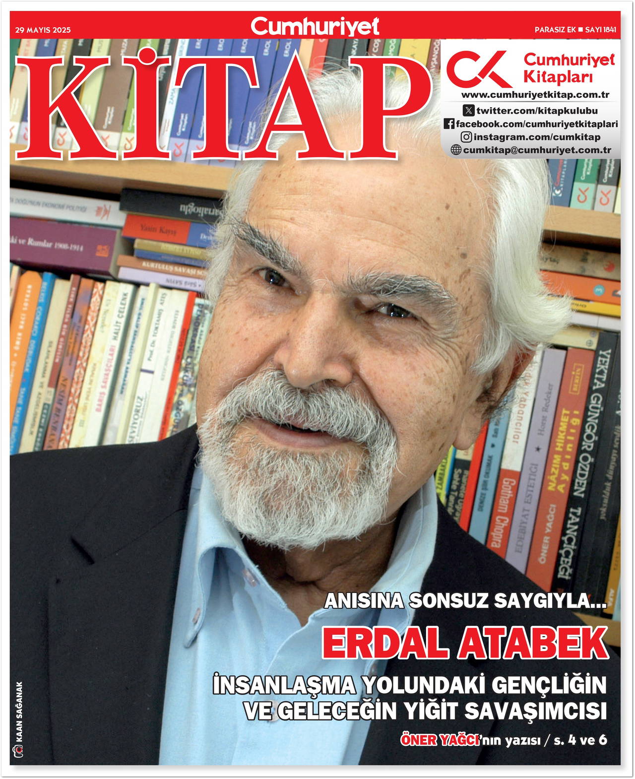 BUGÜN günlerden Cumhuriyet Kitap! 29 Mayıs 2025 / Sayı 1841!