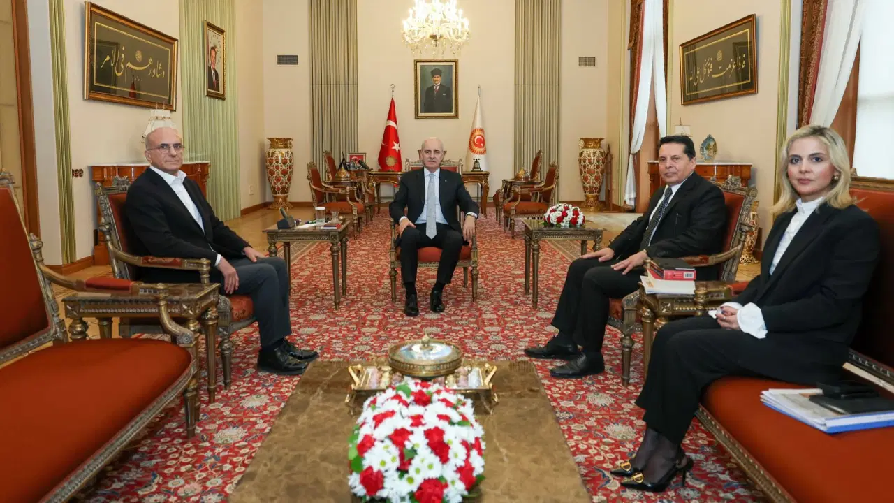 TBMM Başkanı Numan Kurtulmuş, Ahmet Özer ve Tekin Bingöl ile bir araya geldi