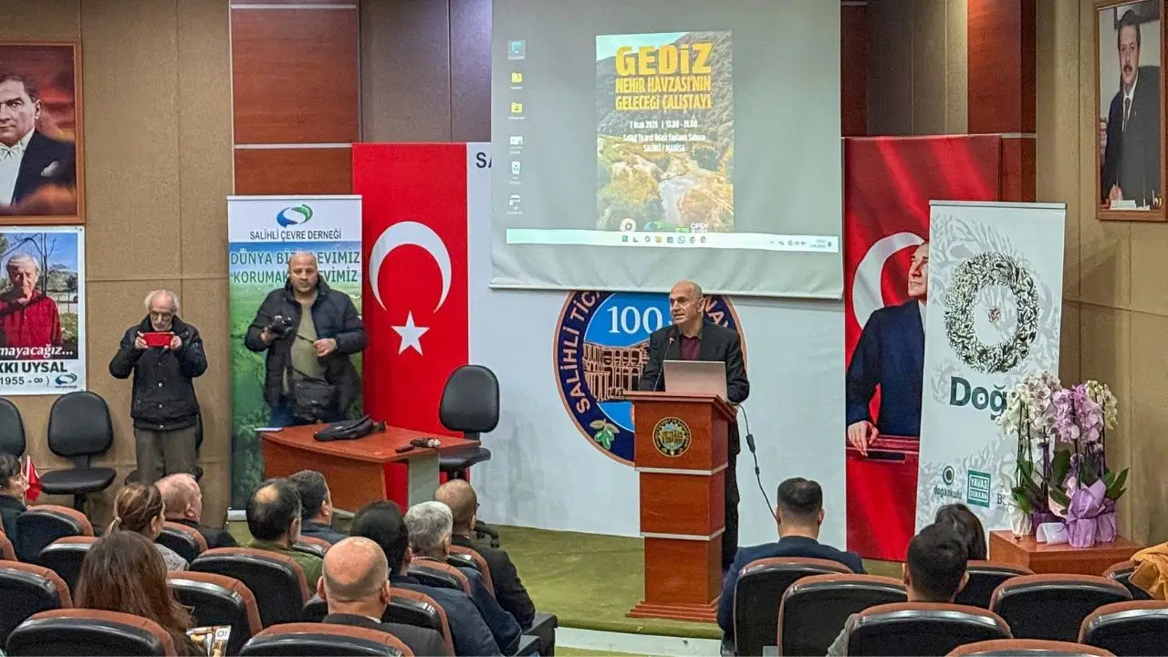 Manisa'da Gediz Nehri zirvesi