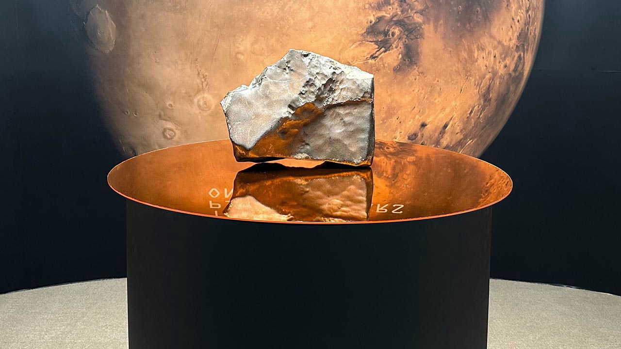 Mars'tan dünyaya düşen en büyük gök taşı rekor fiyata satıldı!