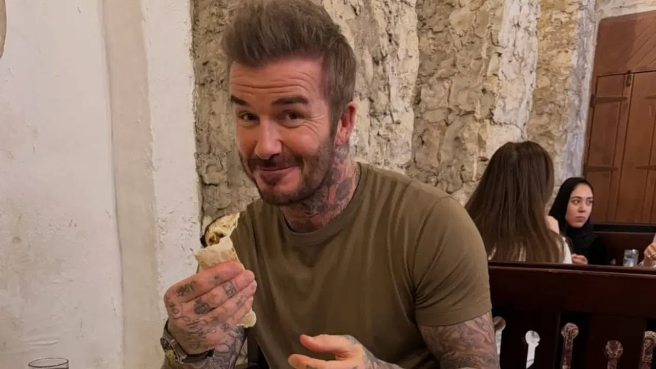David Beckham, tandır ekmeği pişirdi
