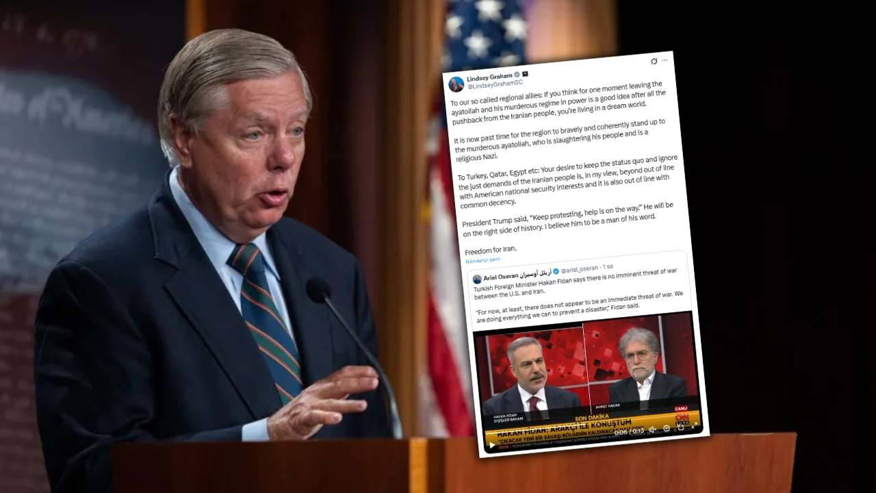 ABD’li Senatör Graham’dan Hakan Fidan’a sert çıkış: Hayal dünyasında yaşıyorsunuz