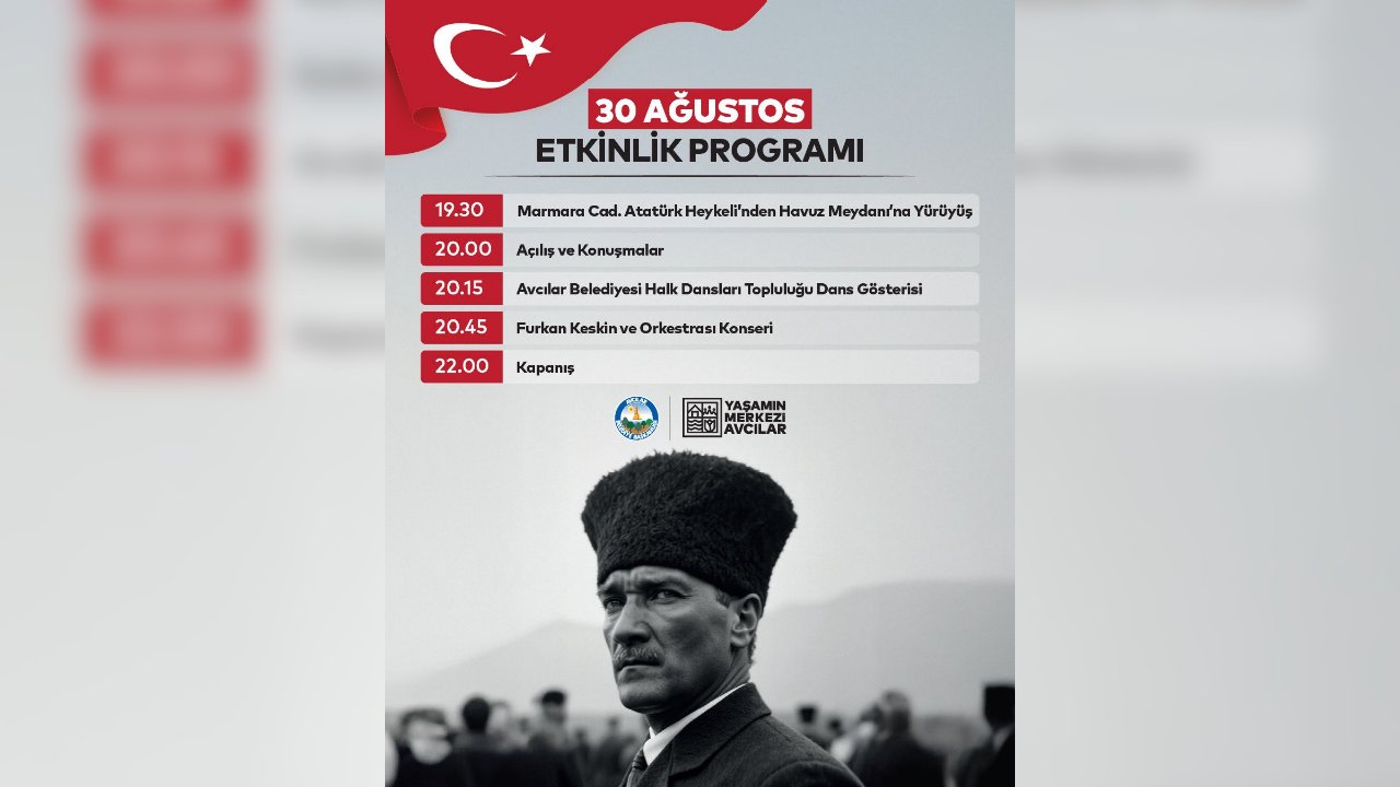 30 Ağustos Zafer Bayramı konser takvimi 2025! 30 Ağustos Zafer Bayramı'nda İstanbul'da hangi ilçede, kimin konseri var?