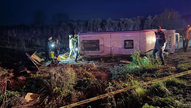 Bursa'da feci kaza... 