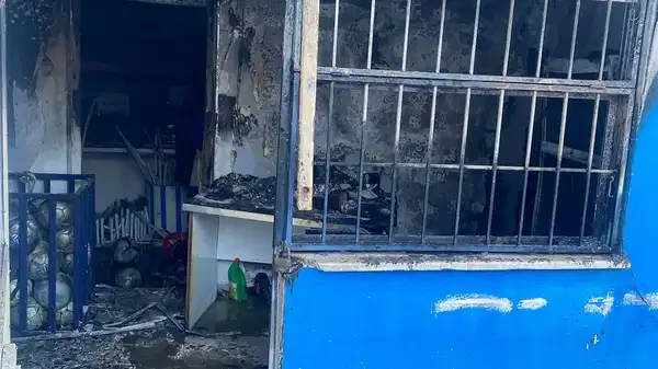 İzmirspor'un tesislerinde korkutan yangın!