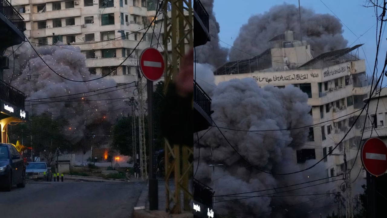 İsrail’den Beyrut’un kalbinde hava saldırısı