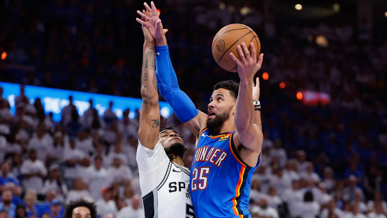 NBA Batı Konferansı finalinde Thunder, Spurs karşısında eşitliği sağladı