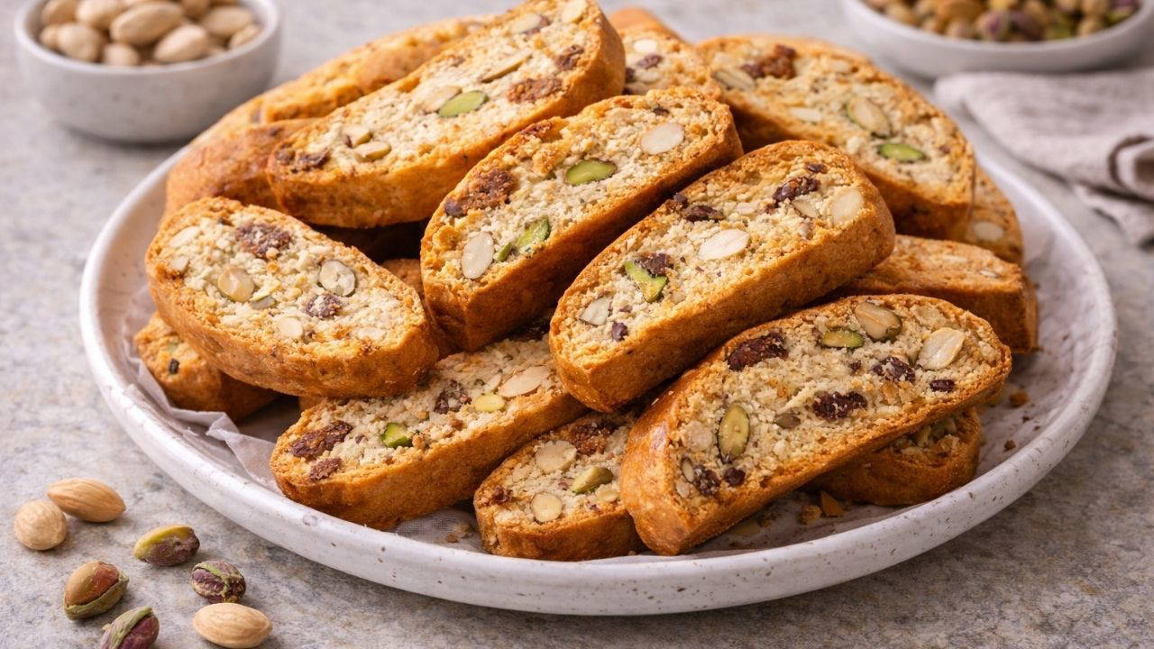 Çay saatlerine çok yakışan kıtır atıştırmalık: Glütensiz biscotti tarifi