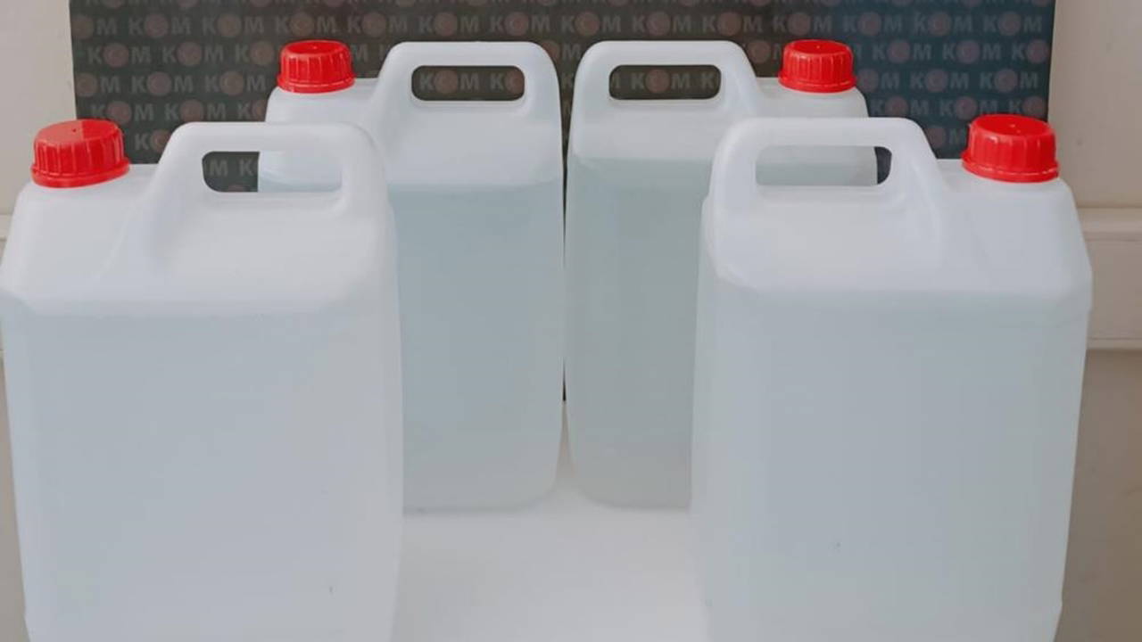 Kırıkkale'de 20 litre kaçak alkol ele geçirildi!