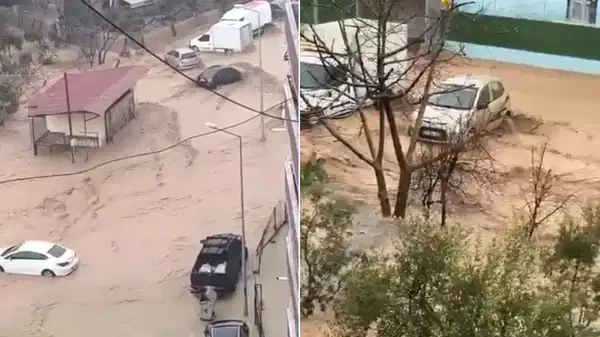 Depremin 3. yıldönümünde Hatay'da sel felaketi: Yurttaşlar mahsur kaldı