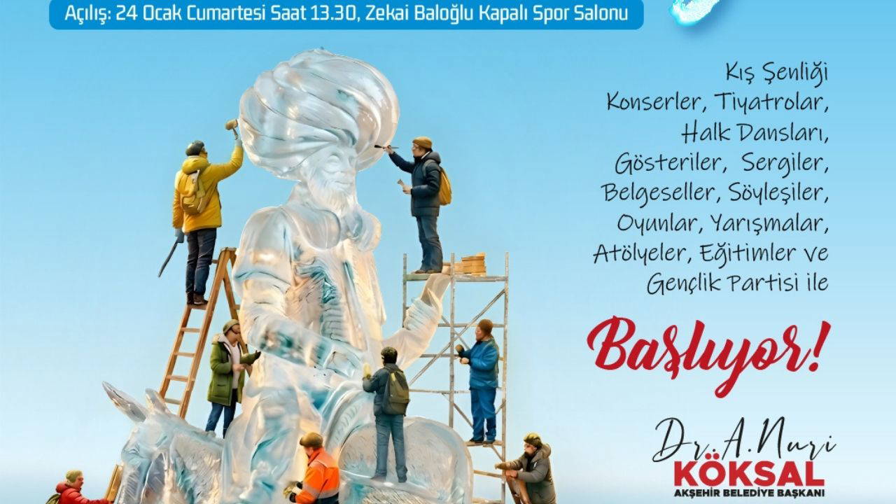 Akşehir’de Kış Şenliği için geri sayım başladı!