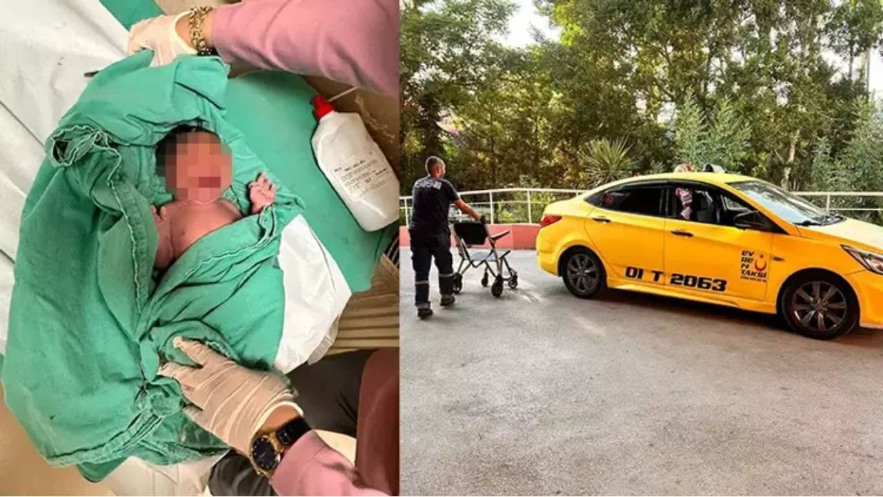 'Yesen' bebek takside dünyaya geldi