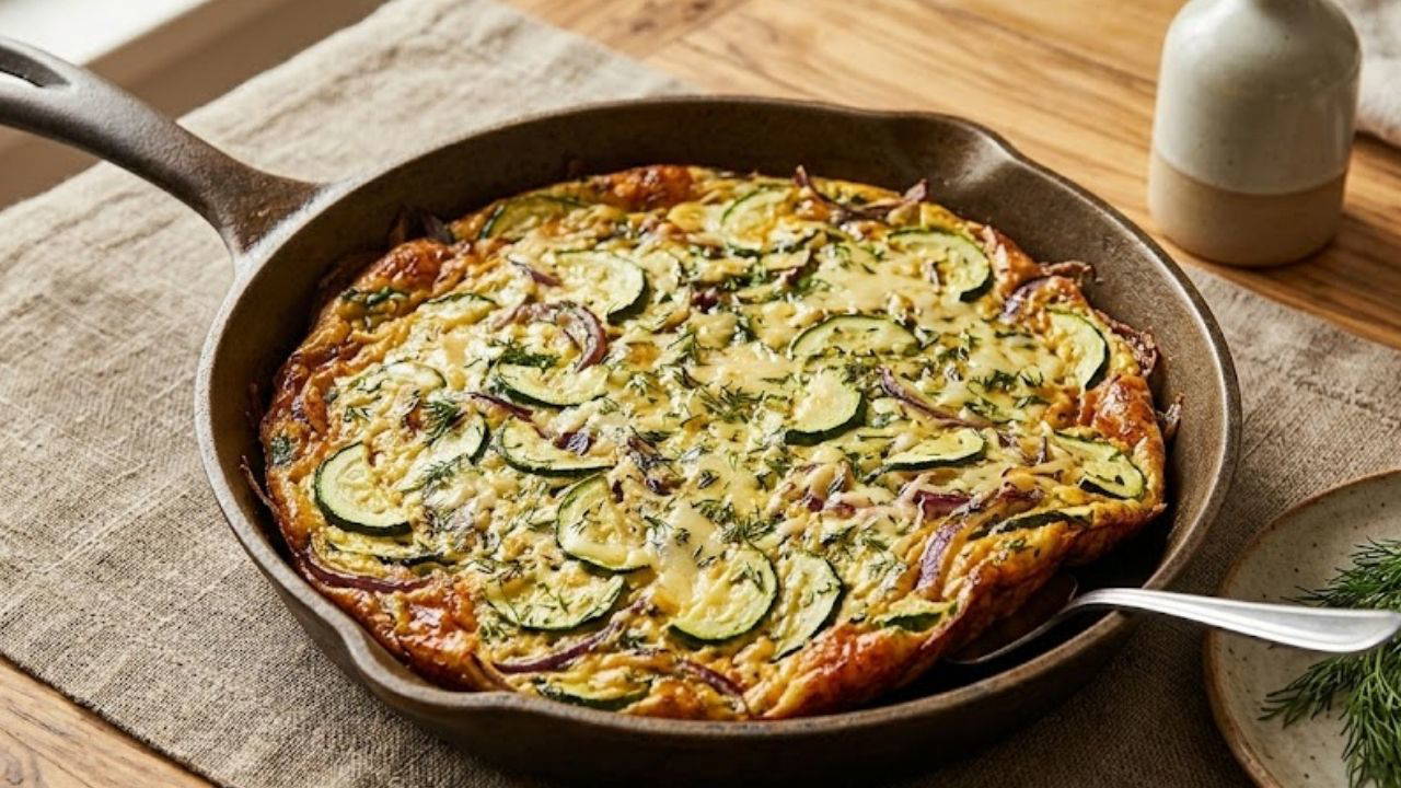 Kahvaltı sofralarına enfes İtalyan dokunuşu: Kabaklı frittata tarifi