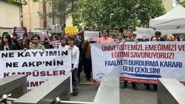 Bilgi Üniversitesi öğrencilerinin nöbeti 2'nci gününde