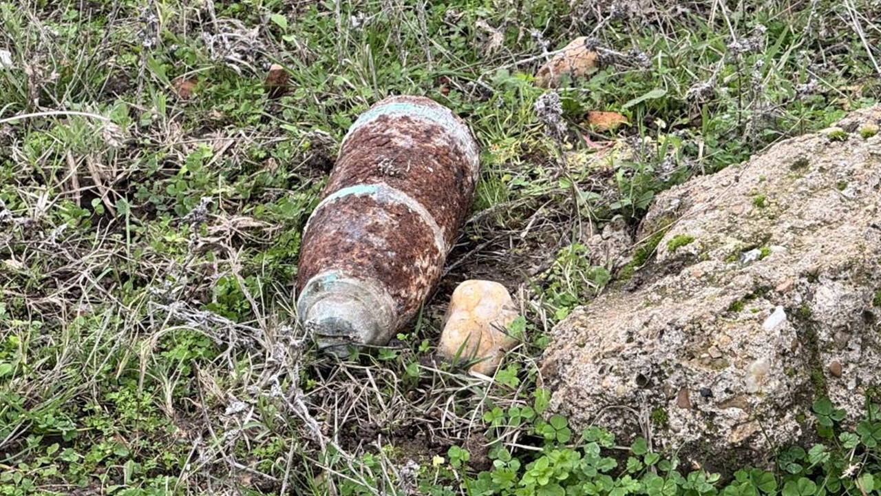 Mantar toplarken top mermisi buldular