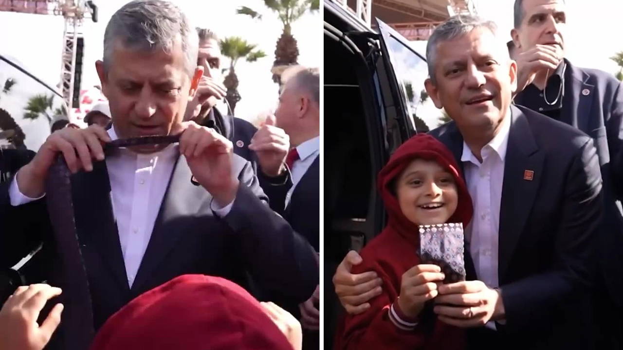 Özgür Özel'in Sürpriz Hediyesi: Çocuğa Kravat Verdi mi?