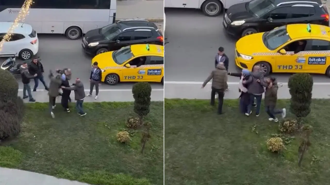 Sultangazi’de kemerli yumruklu trafik kavgası!