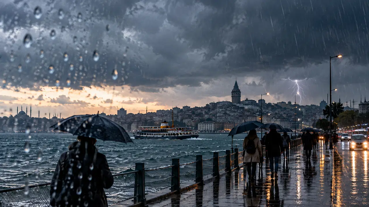 AKOM: İstanbul'da 22-23 Eylül gök gürültülü sağanak uyarısı
