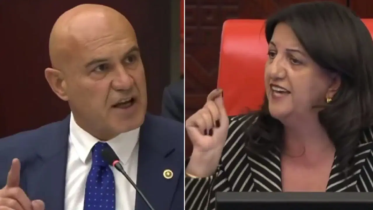 O anlar kamerada: Meclis'te Pervin Buldan-Turhan Çömez gerginliği!