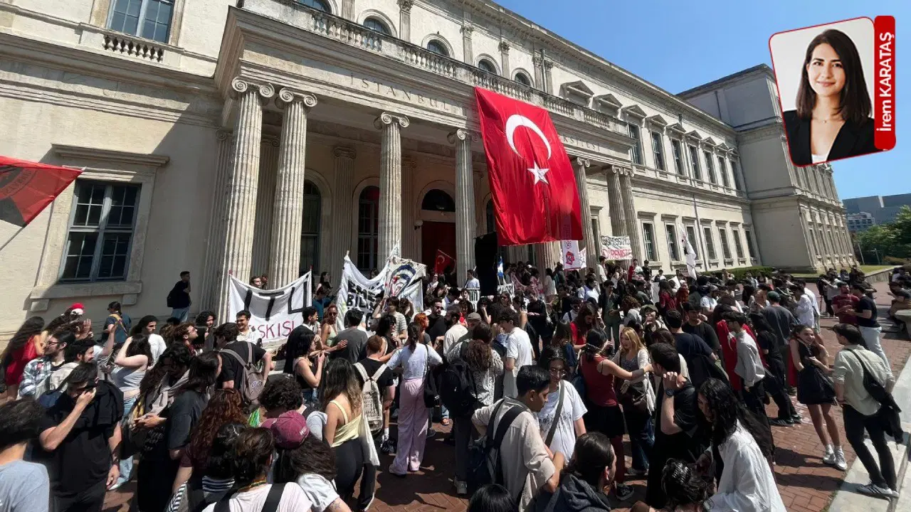 İstanbul'da üniversite öğrencilerinden 19 Mayıs yürüyüşü: 'Bütün sıra arkadaşlarımız serbest bırakılsın!'