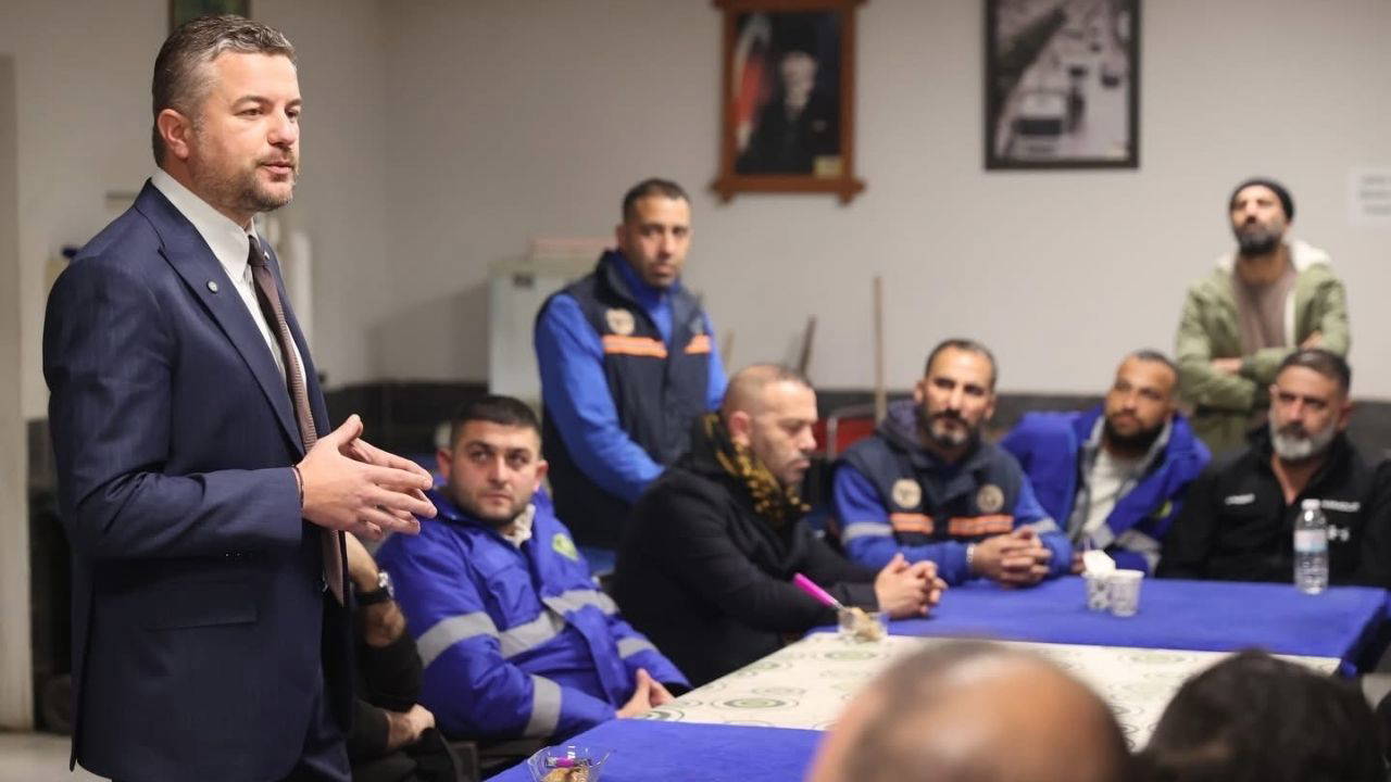 Görkem Duman yılbaşını emekçilerle kutladı