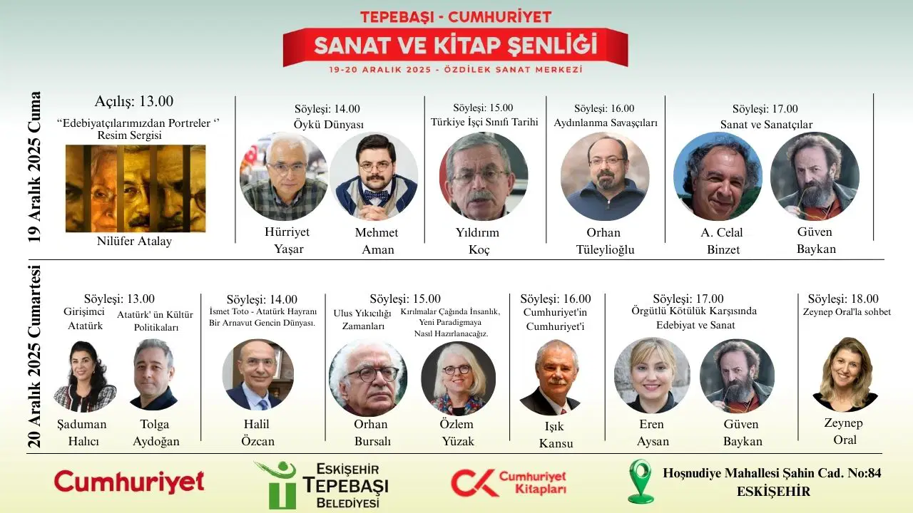 Tepebaşı’nda Sanat ve Kitap Şenliği 19 Aralık’ta Başlıyor