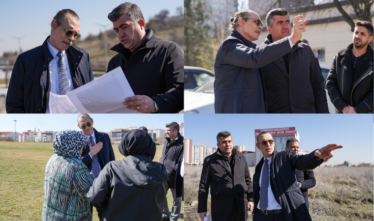 Etimesgut Belediye Başkanı Erdal Beşikcioğlu’ndan saha çalışması