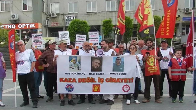 Samsun’da iş cinayetleri protestosu